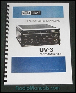 Drake UV-3 Instruction Manual - Click Image to Close